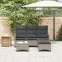 Set de sofás de jardín en forma de L con cojines 3 pzas gris by , Garden sets - Ref: Foro24-3328640, Price: 473,62 €, Discoun...