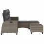 Set de sofás de jardín en forma de L con cojines 3 pzas gris by , Garden sets - Ref: Foro24-3328640, Price: 473,62 €, Discoun...