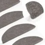 Alfombrilla autoadhesiva escalera 20 uds gris 56x17x3 cm de , Alfombrillas para escalones - Ref: Foro24-3365909, Precio: 43,2...