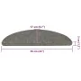 Alfombrilla autoadhesiva escalera 20 uds gris 56x17x3 cm de , Alfombrillas para escalones - Ref: Foro24-3365909, Precio: 43,2...