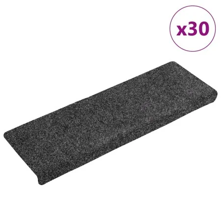 Alfombrilla autoadhesiva escalera 30 uds gris 65x21x4 cm de , Alfombrillas para escalones - Ref: Foro24-3365692, Precio: 82,1...