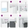 Estor Enrollable Opaco Blanco 150x210 cm Tela Ancho 146,6 cm by , Blinds and blinds - Ref: Foro24-4011970, Price: 33,05 €, Di...