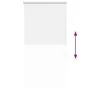 Estor Enrollable Opaco Blanco 80x175 cm Tela Ancho 75,7 cm by , Blinds and blinds - Ref: Foro24-4011930, Price: 18,82 €, Disc...