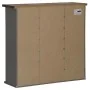 Armario colgante HALDEN 2 puerta correderas 75x22,5x70 cm gris by , Kitchen cabinets - Ref: Foro24-4018443, Price: 131,19 €, ...