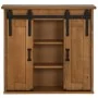 Armario colgante HALDEN 2 puerta correderas 75x22,5x70 cm pino by , Kitchen cabinets - Ref: Foro24-4018441, Price: 146,00 €, ...