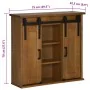 Armario colgante HALDEN 2 puerta correderas 75x22,5x70 cm pino by , Kitchen cabinets - Ref: Foro24-4018441, Price: 146,00 €, ...