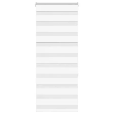 Estor cebra blanco 60x150 cm tejido ancho 55,9 cm poliéster by , Blinds and blinds - Ref: Foro24-4014747, Price: 18,38 €, Dis...