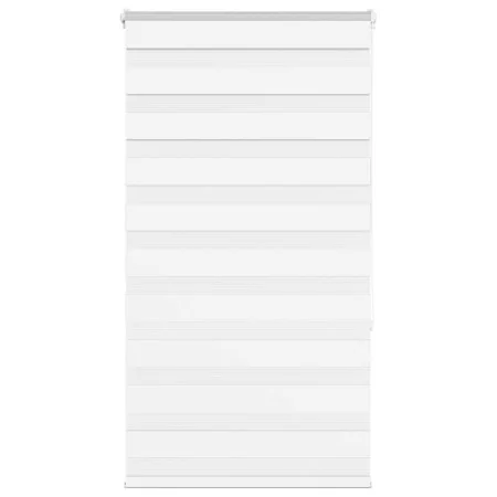 Estor cebra blanco 80x150 cm tejido ancho 75,9 cm poliéster by , Blinds and blinds - Ref: Foro24-4014751, Price: 22,58 €, Dis...
