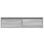 Mueble de TV con luces LED sonoma gris 100X35,5x25 cm by , TV Furniture - Ref: Foro24-860243, Price: 84,98 €, Discount: %
