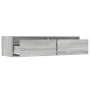 Mueble de TV con luces LED sonoma gris 100X35,5x25 cm by , TV Furniture - Ref: Foro24-860243, Price: 84,98 €, Discount: %