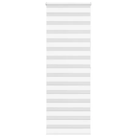 Estor cebra blanco 90x200 cm tejido ancho 85,9 cm poliéster by , Blinds and blinds - Ref: Foro24-4014779, Price: 30,63 €, Dis...