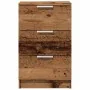 Mesita de noche madera de ingeniería envejecida 40x36x65 cm de , Mesitas de noche - Ref: Foro24-856932, Precio: 57,14 €, Desc...