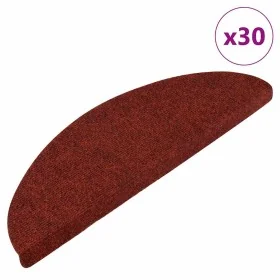 Alfombrilla autoadhesiva escalera 30 uds rojo 56x17x3 cm de , Alfombrillas para escalones - Ref: Foro24-3365914, Precio: 69,3...