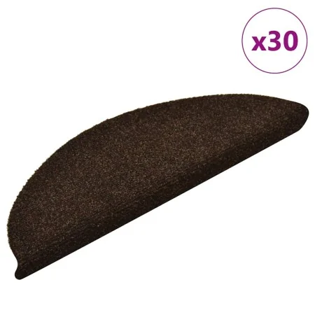 Alfombrilla autoadhesiva escalera 30 uds marrón 56x17x3 cm by , Stair mats - Ref: Foro24-3365686, Price: 85,60 €, Discount: %
