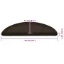 Alfombrilla autoadhesiva escalera 30 uds marrón 56x17x3 cm by , Stair mats - Ref: Foro24-3365686, Price: 85,60 €, Discount: %