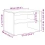 Mueble de TV madera de ingeniería roble ahumado 60x40x40 cm by , TV Furniture - Ref: Foro24-859104, Price: 40,89 €, Discount: %