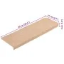 Alfombrilla autoadhesiva escalera 20 uds crema 65x21x4 cm by , Stair mats - Ref: Foro24-3365715, Price: 69,12 €, Discount: %