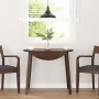 Mesa de comedor de madera maciza de caucho marrón by , Kitchen and dining tables - Ref: Foro24-4102528, Price: 133,83 €, Disc...