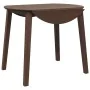 Mesa de comedor de madera maciza de caucho marrón by , Kitchen and dining tables - Ref: Foro24-4102528, Price: 133,83 €, Disc...