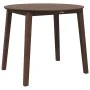 Mesa de comedor de madera maciza de caucho marrón by , Kitchen and dining tables - Ref: Foro24-4102528, Price: 133,83 €, Disc...