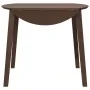 Mesa de comedor de madera maciza de caucho marrón by , Kitchen and dining tables - Ref: Foro24-4102528, Price: 133,83 €, Disc...