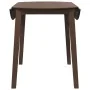 Mesa de comedor de madera maciza de caucho marrón by , Kitchen and dining tables - Ref: Foro24-4102528, Price: 133,83 €, Disc...