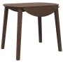 Mesa de comedor de madera maciza de caucho marrón by , Kitchen and dining tables - Ref: Foro24-4102528, Price: 133,83 €, Disc...