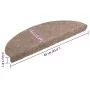 Alfombrilla autoadhesiva escalera 20 uds crema 65x21x4 cm by , Stair mats - Ref: Foro24-3365652, Price: 63,39 €, Discount: %
