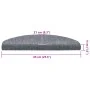 Alfombrilla autoadhesiva escalera 20 uds gris claro 65x21x4 cm by , Stair mats - Ref: Foro24-3365646, Price: 63,08 €, Discoun...
