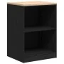 Armarios 6 uds para garaje madera de ingeniería negro by , Armarios industriales - Ref: Foro24-3328351, Price: 336,14 €, Disc...