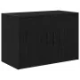 Armarios 6 uds para garaje madera de ingeniería negro by , Armarios industriales - Ref: Foro24-3328351, Price: 336,14 €, Disc...