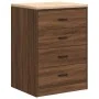 Garage Cabinets 6 pcs Brown Oak Engineered Wood de , Armarios industriales - Ref: Foro24-3328347, Precio: 405,58 €, Descuento: %