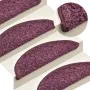 Alfombrilla escalera 30 uds morado oscuro 56x17x3 cm de , Alfombrillas para escalones - Ref: Foro24-3365811, Precio: 127,79 €...