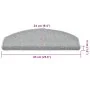 Alfombrilla escalera 30 uds gris claro 65x24x4 cm de , Alfombrillas para escalones - Ref: Foro24-3365762, Precio: 122,43 €, D...