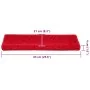Alfombrilla escalera 30 uds 65x21x4 cm rojo by , Stair mats - Ref: Foro24-3365832, Price: 149,56 €, Discount: %