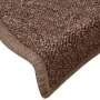 Alfombrilla escalera 30 uds marrón 65x24x4 cm de , Alfombrillas para escalones - Ref: Foro24-3365760, Precio: 134,00 €, Descu...