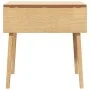 Dining Table Natural Solid Wood Rubber de , Mesas de cocina y de comedor - Ref: Foro24-4102535, Precio: 130,10 €, Descuento: %