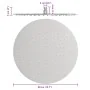 Cabezal ducha redondo efecto lluvia acero inoxidable 304 40 cm by , shower heads - Ref: Foro24-4103895, Price: 42,82 €, Disco...