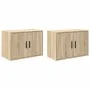 Armarios de pared 2 uds para garaje madera de ingeniería by , Armarios industriales - Ref: Foro24-860648, Price: 75,96 €, Dis...