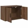 Armario de pared para garaje madera de ingeniería marrón roble de , Armarios industriales - Ref: Foro24-860655, Precio: 42,28...