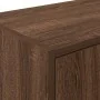 Armario de pared para garaje madera de ingeniería marrón roble de , Armarios industriales - Ref: Foro24-860655, Precio: 42,28...