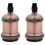 Portalámparas 2 uds bronce rojo E27 by , Lighting accessories - Ref: Foro24-4106524, Price: 15,21 €, Discount: %