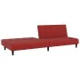 Sofá cama de 2 plazas terciopelo color vino tinto by , Sofas - Ref: Foro24-375768, Price: 242,40 €, Discount: %