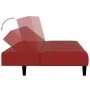 Sofá cama de 2 plazas terciopelo color vino tinto by , Sofas - Ref: Foro24-375768, Price: 242,40 €, Discount: %