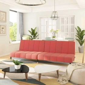 Sofá cama de 2 plazas terciopelo rosa by , Sofas - Ref: Foro24-375878, Price: 249,14 €, Discount: %