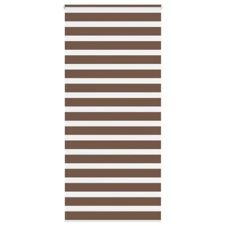 Estor cebra marrón 105x200 cm tejido ancho 100,9 cm poliéster by , Blinds and blinds - Ref: Foro24-4014366, Price: 29,15 €, D...