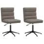 Sillas de comedor 2 unidades cuero sintético gris by , dining chairs - Ref: Foro24-3315407, Price: 127,10 €, Discount: %