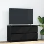Mueble para TV madera contrachapada negro 100x35x54 cm by , TV Furniture - Ref: Foro24-861806, Price: 101,08 €, Discount: %