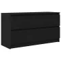 Mueble para TV madera contrachapada negro 100x35x54 cm by , TV Furniture - Ref: Foro24-861806, Price: 101,08 €, Discount: %