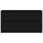 Mueble para TV madera contrachapada negro 100x35x54 cm by , TV Furniture - Ref: Foro24-861806, Price: 101,08 €, Discount: %